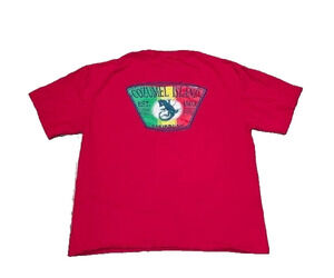 Cozumel Island red men t-shirt w/logo Large A008047